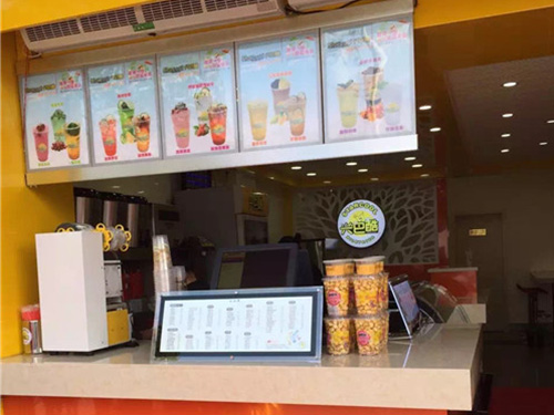 吳江奶茶店1.2米風(fēng)幕機(jī)